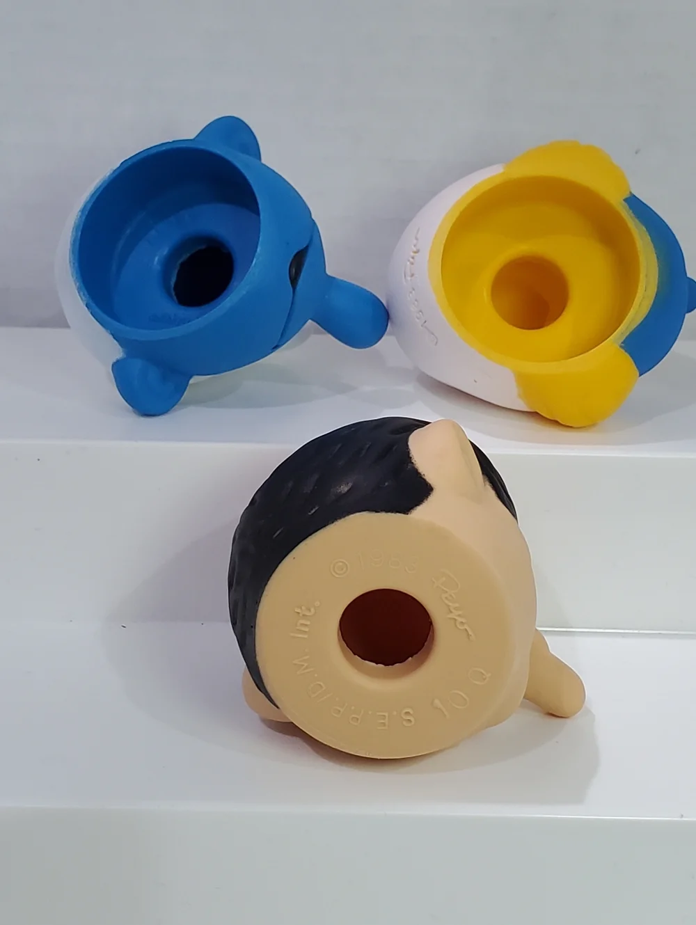 Vintage Smurf Smurfette Gargamel Heads Peyo 1983 1986